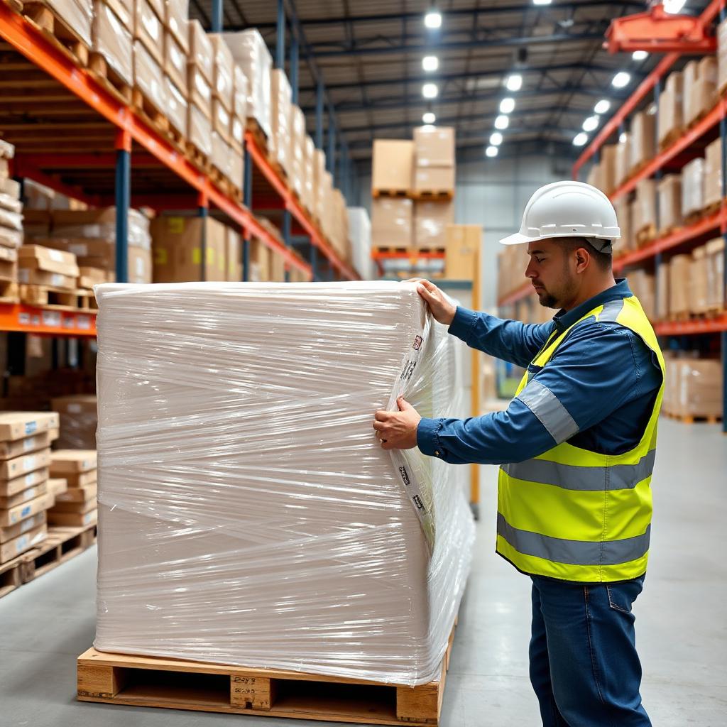 18'' x 1000' 80 Gauge Pallet Wrap Stretch Film 1000FT
