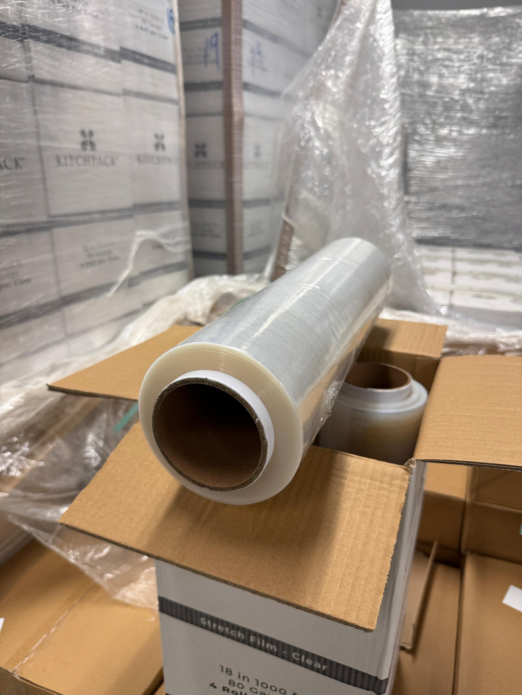 18'' x 1000' 80 Gauge Pallet Wrap Stretch Film 1000FT