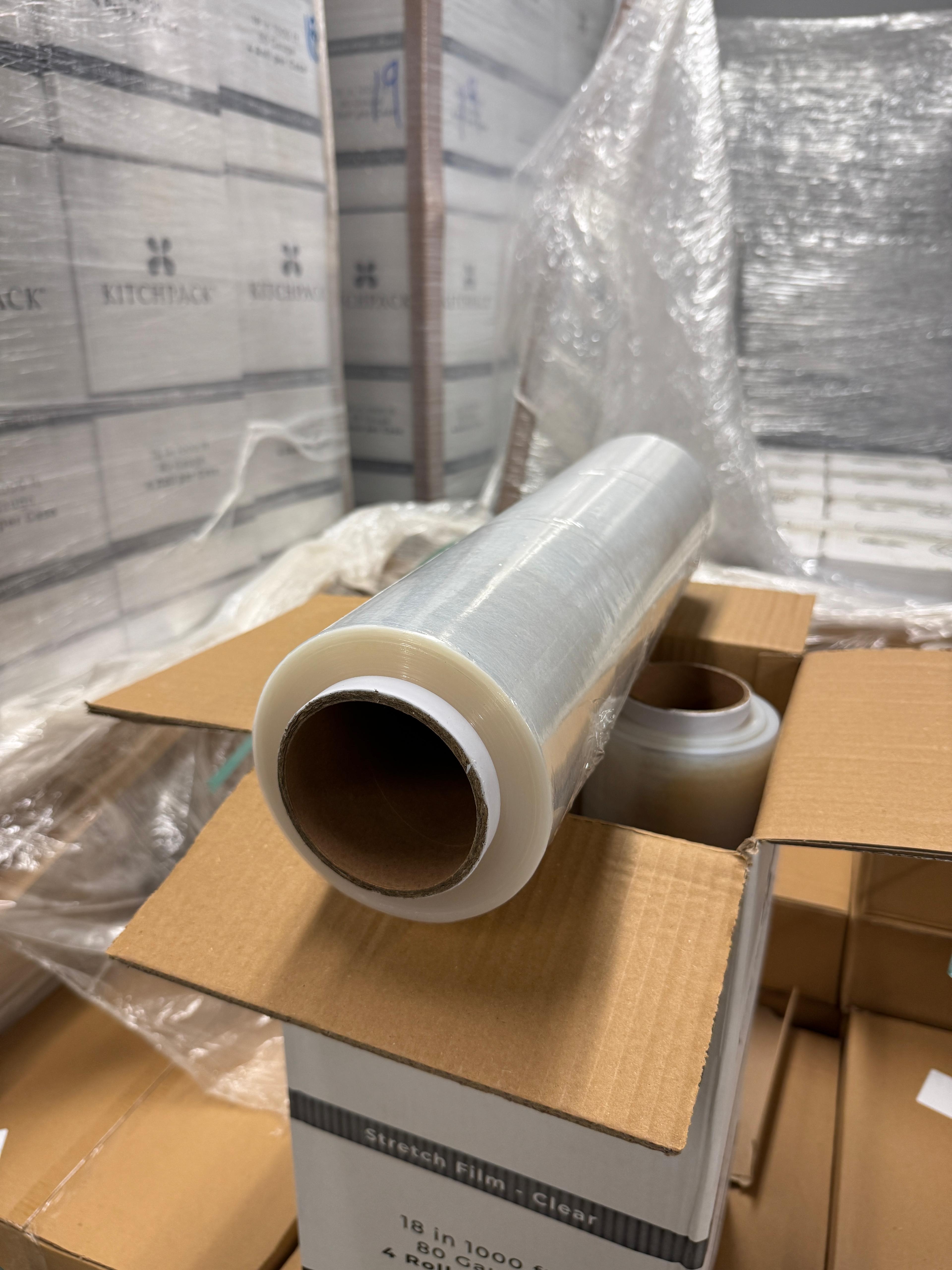 18'' x 1000' 80 Gauge Pallet Wrap Stretch Film 1000FT