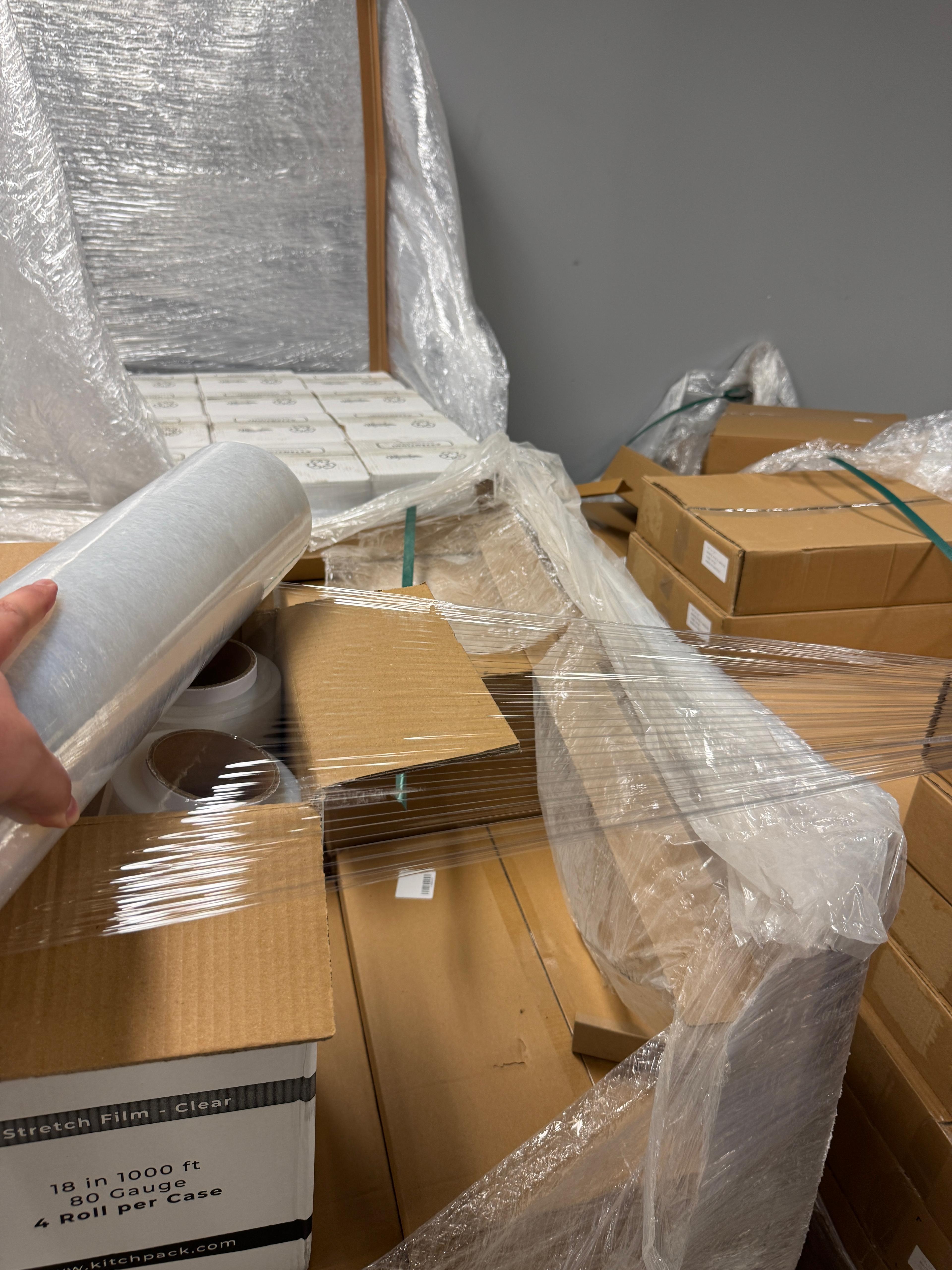 18'' x 1000' 80 Gauge Pallet Wrap Stretch Film 1000FT